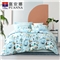 北极故事  床单四件套(被套1件床单1件枕套2件)(适合1.5米床)【纯棉/蓝】