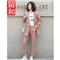 留和 小西装外套女秋季新品休闲职业装女装套装时尚款修身小个子工装外套X9911 粉色 L