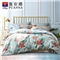 莱茵春色 床单四件套(被套1件床单1件枕套2件)(适合1.5米床)【纯棉/蓝】