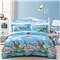 阿宝环游世界床单四件套(适用1.8米床)(被套1件床单1件枕套2件)【纯棉/蓝】