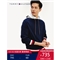 TOMMY HILFIGER男装春季拼接撞色连帽套头针织衫 MW0MW13128 藏青色DW5 M