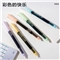 得力全针管中性笔【彩杆款】0.5mm黑5支